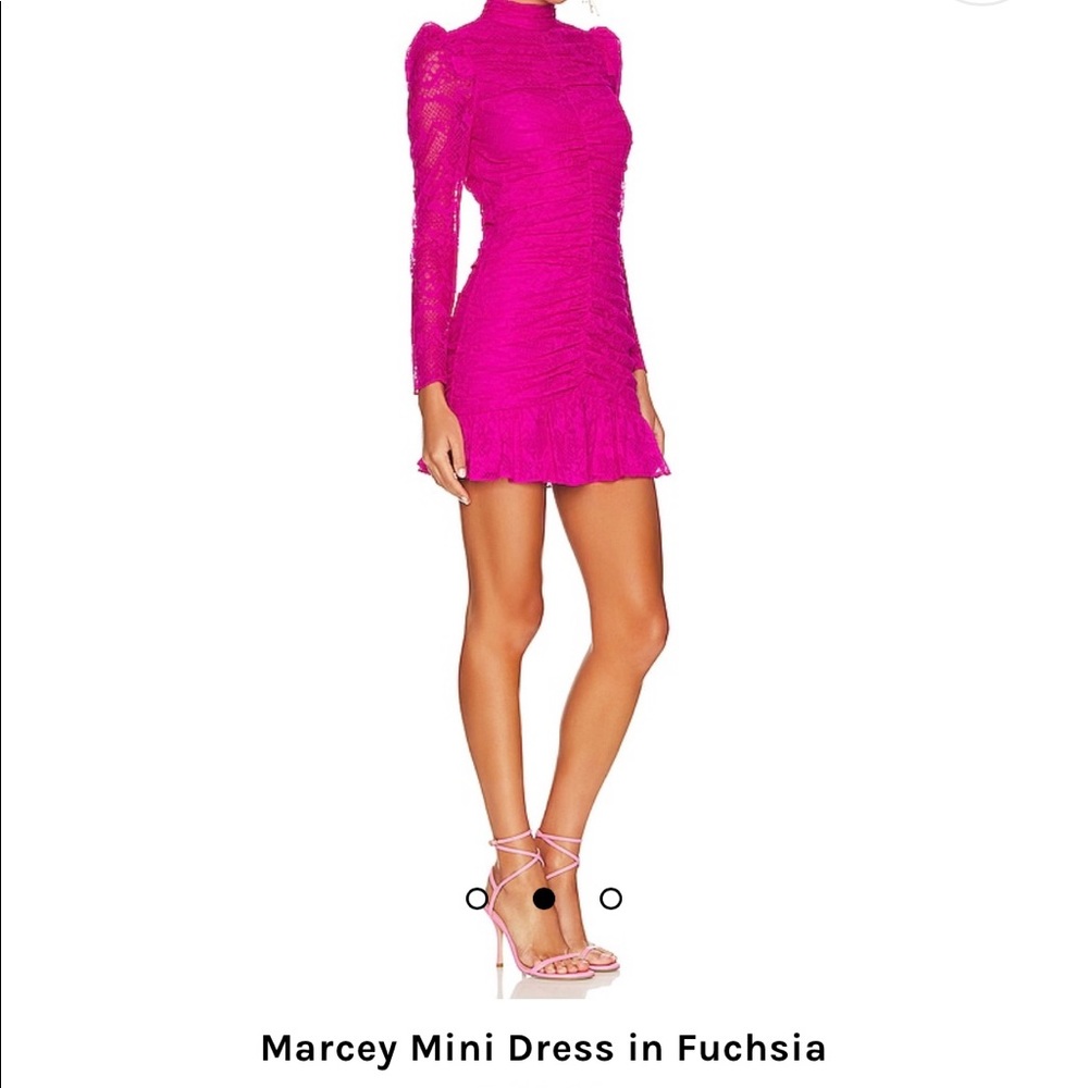Marcey Mini Dress in Fuschia (Saylor)